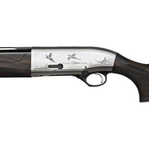 Beretta A400 Upland KO Semi Auto Shotgun 12 Gauge 26" Vent Rib Barrel 3" Chamber 2 Rounds Kick-Off Plus Wood Stock Engraved Nickel Plated Receiver with Blued Barrel Finish