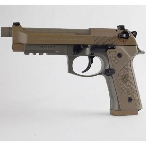 Beretta M9A3 FS 9mm Luger SA/DA Semi Auto Pistol 5" Threaded Barrel 10 Rounds Night Sights Safety/Decocker Polymer Grips FDE Finish