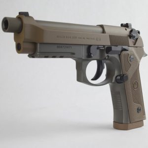 Beretta M9A3 FS 9mm Luger SA/DA Semi Auto Pistol 5" Threaded Barrel 10 Rounds Night Sights Safety/Decocker Polymer Grips FDE Finish