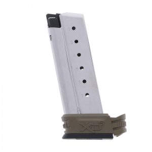 Springfield Armory XD-S .40 S&W 7-Round Magazine w/ FDE X-Tension Sleeves 1 & 2